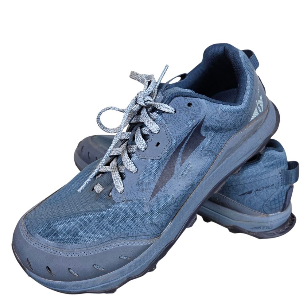 Altra Lone Peak 6 Trail Running Sneakers Womens 11 W Navy Blue Lace AL0A548J446